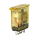 IDEC RH1B-UTDC12V FLANGE MOUNT RELAY 12VDC SPDT 5 PIN, RES: 10A@240VAC/30VDC, GEN: 7.5A@120VAC, 7A@240VAC/30VDC, CSA