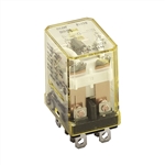 IDEC RH2B-UAC110-120V RELAY 120VAC DPDT 8 PIN, RES:         10A@240VAC/30VDC, GEN: 7.5A@120VAC/30VDC, 7A@240VAC, CSA