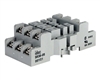 IDEC SR3B-05 RELAY BASE / SOCKET FOR 11 PIN RELAYS,         3PDT 10A@300V, DIN RAIL OR PANEL MOUNT