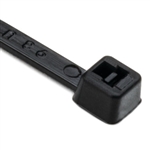 HELLERMANN TYTON T30R0C2 STANDARD CABLE TIE 6" LENGTH 30LB  TENSILE STRENGTH, BLACK 100/PACK