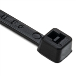 HELLERMANN TYTON T30R0M4 STANDARD CABLE TIE 6" LENGTH 30LB  TENSILE STRENGTH, BLACK 1000/PACK