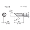 HAKKO T39-KF KNIFE TIP 5MM/45 DEGREES X 15MM,               FOR THE FX-971 SOLDERING STATION *SPECIAL ORDER*