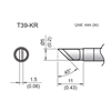 HAKKO T39-KR KNIFE TIP 5MM/45 DEGREES X 11MM, RIGHT EDGE,   FOR THE FX-971 SOLDERING STATION *SPECIAL ORDER*