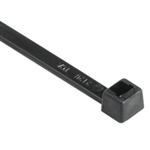 HELLERMANN TYTON T50R0C2 STANDARD CABLE TIE 8" LENGTH 50LB  TENSILE STRENGTH, BLACK 100/PACK