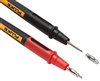 FLUKE TL175E TWISTGUARD TEST LEADS, 2MM TIPS WITH           4MM ADAPTERS