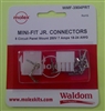 MOLEX WMF-3904PRT MINI-FIT JR. 8 POLE/CIRCUIT LOCKING       CONNECTOR KIT, PINS 18-24AWG