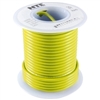 NTE 24AWG YELLOW TEFLON HOOKUP WIRE (25 FEET) WT24-04-25    200C/600V SILVER PLATED COPPER/SPC