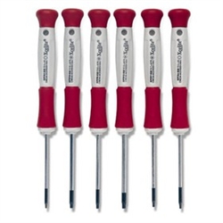 XCELITE XPTX600 TORX SCREWDRIVER SET,                       T5/T6 STANDARD & T7/T8/T10/T15 SECURITY/TAMPER PROOF