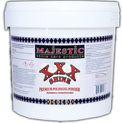 Majestic XXX Shine Polishing Powder for marble, travertine, and limestone (stone care)