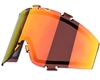 A Red Chromatic thermal lens for JT paintball masks that use the Spectra lens design