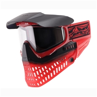 JT Proflex LE Ice Series Paintball Mask with Thermal Lens- Red