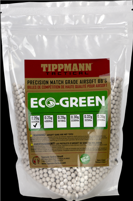 Tippmann .20g Eco Friendly BB's - 1kg Bag - White