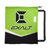 A pod and laundry bag from Exalt Paintball. The bag is adjustable and doubles as a changing mat.