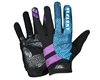 A pair of HK Army Freeline full finger paintball gloves in the Amp colorway.