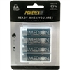 Imedion 4 pack AA Rechargeable batteries