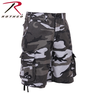 Rothco Vintage Camo Infantry Utility Shorts - City Camo