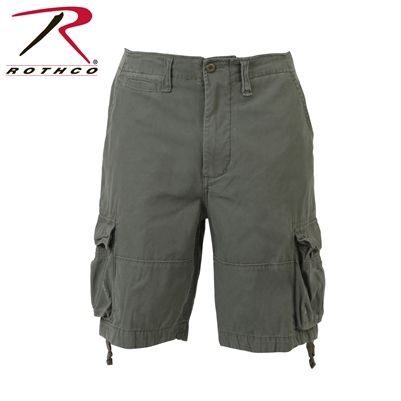 Rothco Vintage Infantry Utility Shorts - Olive Drab - 3XL