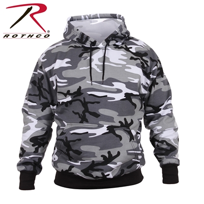 Rothco Pullover Hooded Sweatshirt - City Camo - 3XL