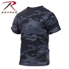 Rothco Colored Camo T-Shirt - Midnight Blue