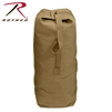 Rothco Heavyweight Top Load Canvas Duffle Bag 25x42 - Coyote