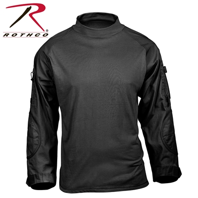 Rothco Tactical Airsoft Combat Shirt - Black