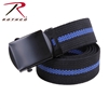 Rothco Thin Blue Line Web Belt - 44 Inch