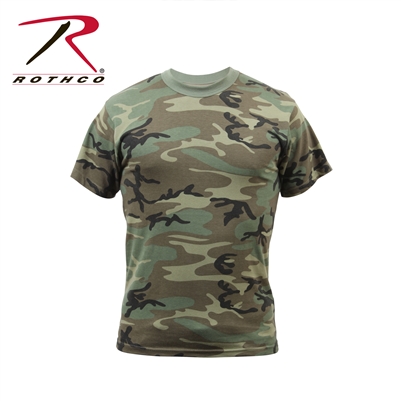 Rothco Vintage Camo T-Shirt - Woodland - 2XL