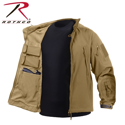 Rothco Concealed Carry Soft Shell Jacket - Black