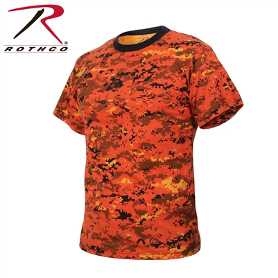 Rothco Digital Camo T-Shirt - Orange