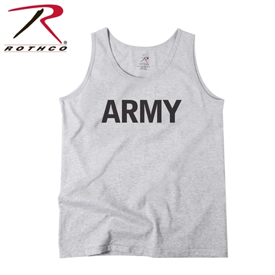 Rothco Military Physical Training Tank Top - Army