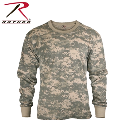 Rothco Long Sleeve Digital Camo T-Shirt - ACU 3XL