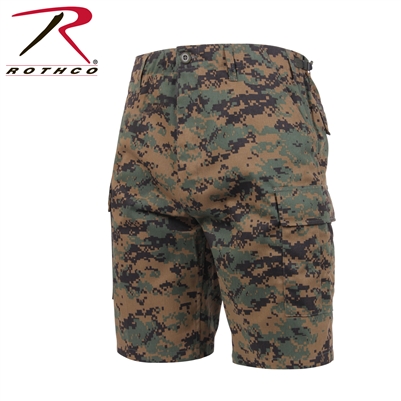 Rothco Colored Camo BDU Shorts - Woodland Digi