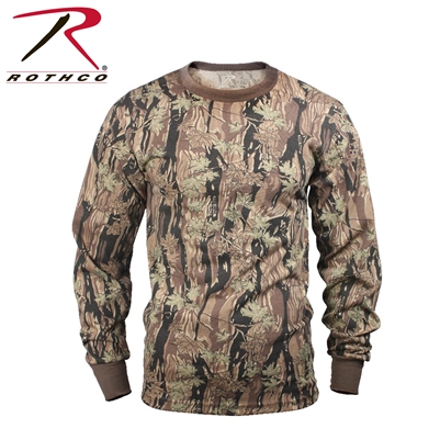 Rothco Long Sleeve Camo T-Shirt - Smokey Branch