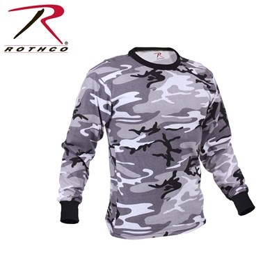 Rothco Long Sleeve Camo T-Shirt, City Camo