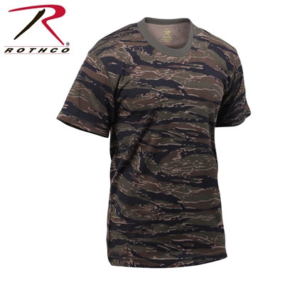 Rothco Camo T-Shirt - Tiger Stripe