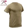 Rothco Quick Dry Moisture Wicking T-Shirt - Coyote - 3XL