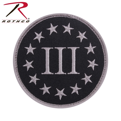 Rothco Three Percenter Patch