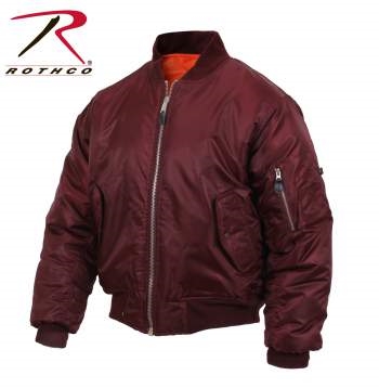 Rothco MA-1 Flight Jacket-Maroon