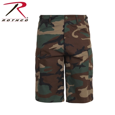 Rothco Long Length Camo BDU Short - Woodland