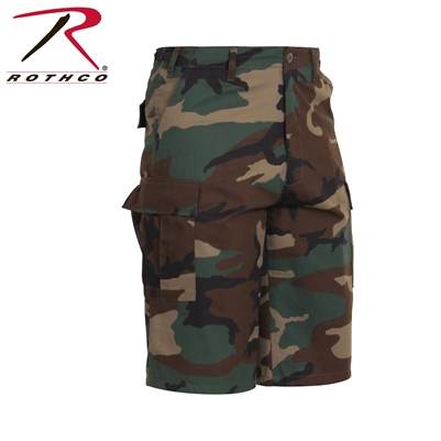 Rothco Long Length Camo BDU Short - Woodland - 2XL