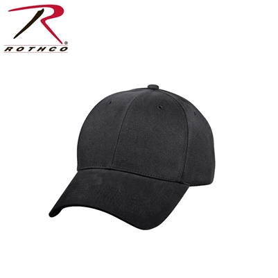 Rothco Supreme Solid Color Low Profile Cap - Black