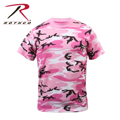 Rothco Colored Camo T-Shirt - Pink