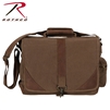 Rothco Vintage Canvas Urban Pioneer Laptop with Leather Accents - Brown