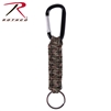 Rothco Paracord Keychain with Carabiner - Woodland