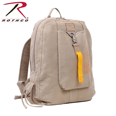 Rothco Vintage Canvas Flight Bag - Khaki