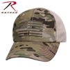 Rothco Multicam Tactical Mesh Back Cap With Embroidered US Flag