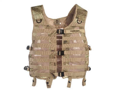 The Valken V-Tac Tango II vest gives you the most comfortable and versatile woodsball and scenario paintball vest possible. This fully adjustable vest is compatible with MOLLE pouches and has D-Rings for one-point slings.