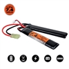 Valken Energy 7.4v 1300mAh 30C LiPo Split Airsoft Battery (Small Tamiya Connector)