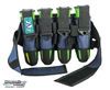 ZAF Industries 4+3 Paintball Harness - Blue