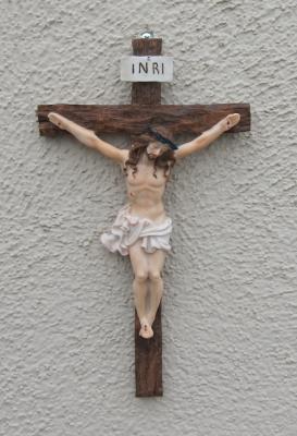 Affordable 9" Resin Wall Crucifix